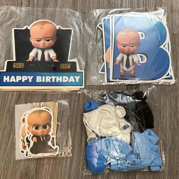 NEW| Baby Boss Birthday Party Decoration Lot - Picture 1 of 1